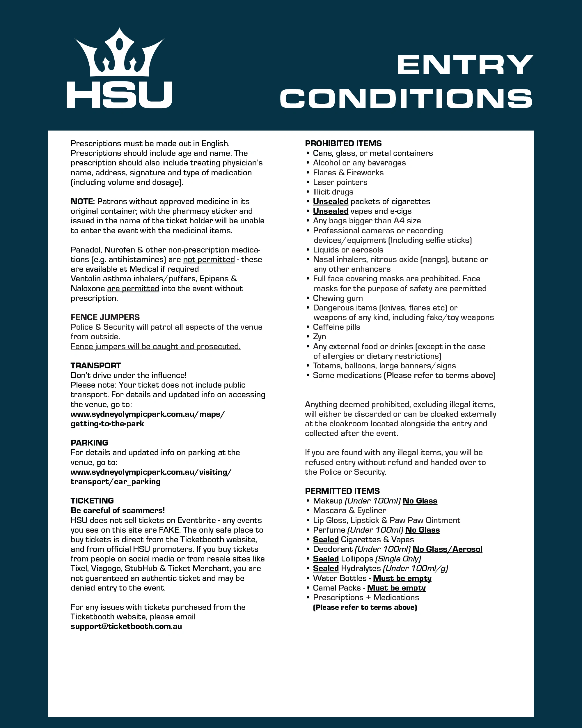 ENTRY CONDITIONS flyer 2