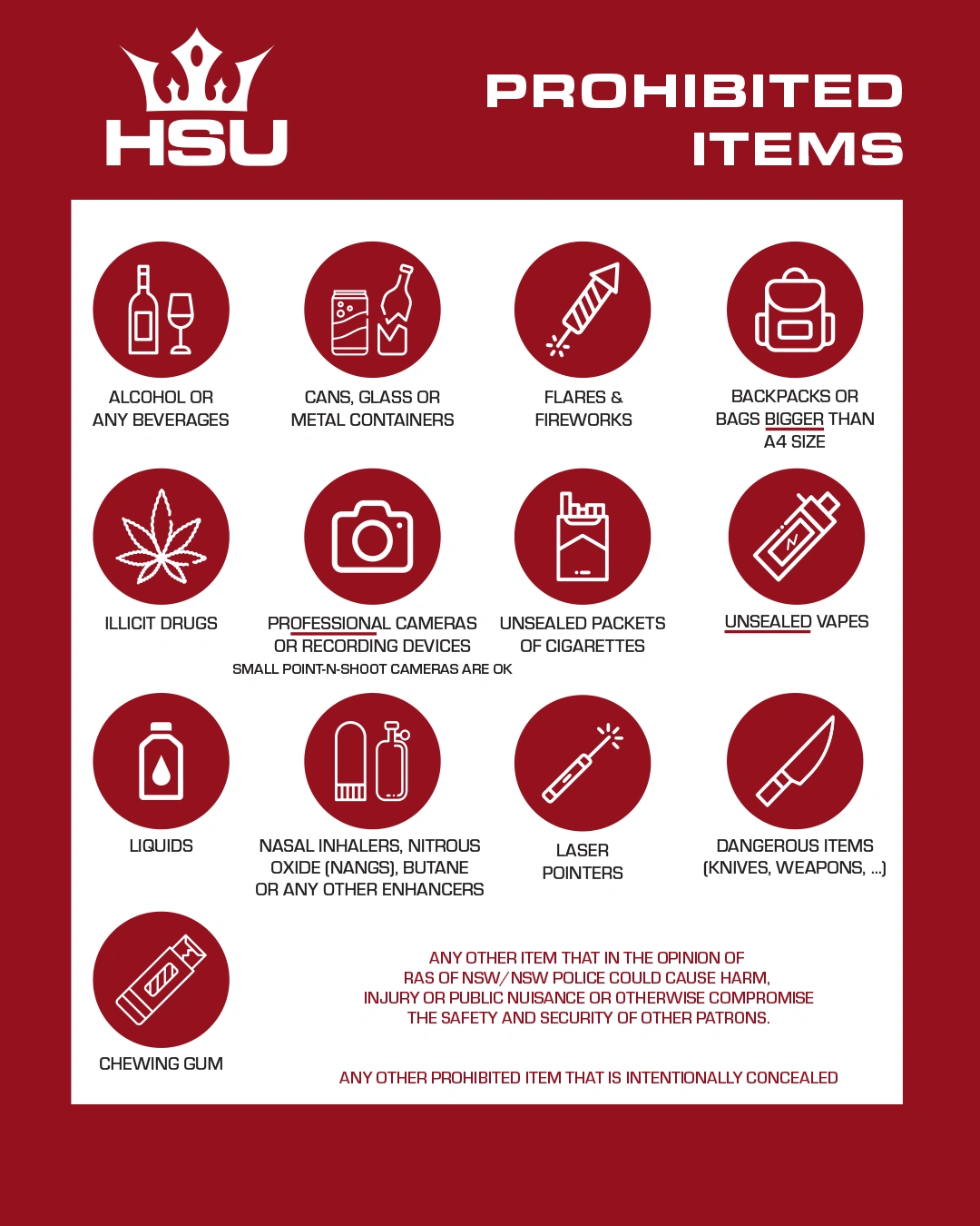 CONTRABAND LIST flyer 2